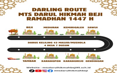 MTs Darul Hikmah Beji Gelar Darling (Darus Keliling) di 42 Masjid/Mushola